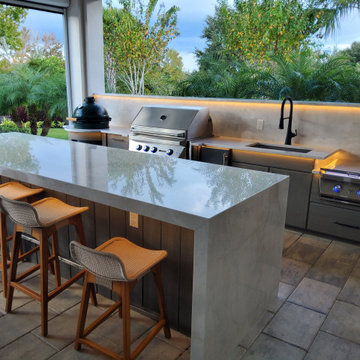 Modern Outdoor Kitchen — Baldwin Park, Orlando