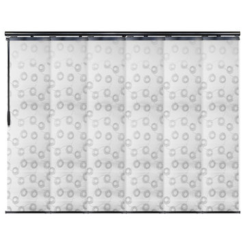 Salma 6-Panel Track Extendable Vertical Blinds 98-130"W