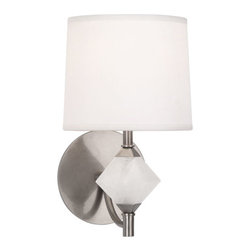 Robert Abbey Juliet Nickel Wall Scone - Wall Sconces
