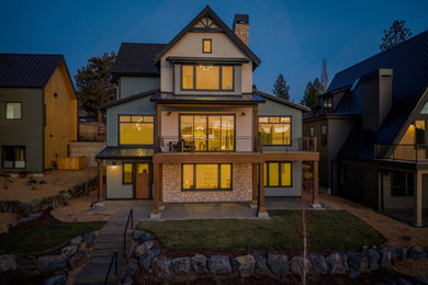 Example of an exterior home design in Other