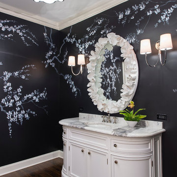 Chinoiserie Powder Room II (Renovation)