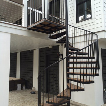 Exterior Spiral staircase
