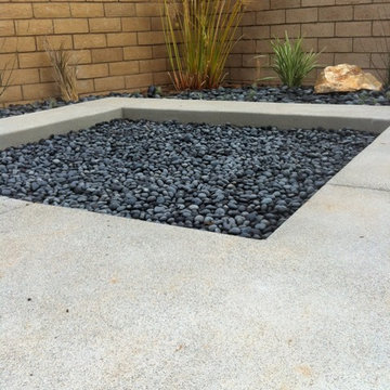 Fiberon Deck and Exposed aggregate concrete