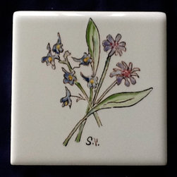 Wild Flower Tiles - Tile