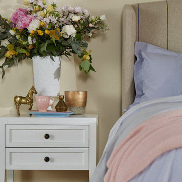 Venus Queen Bed Frame (Winged Headboard & Slimline Base)