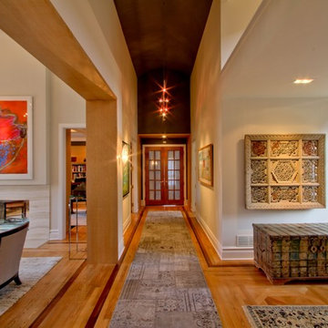 Entry hall, Barrel Vault Grand Hall, and Living Room