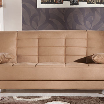Vegas Convertible Sofa Sleeper | Rainbow Brown
