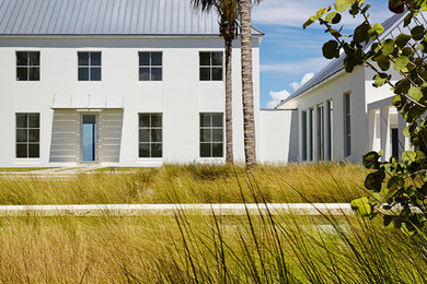 Beach style home design photo