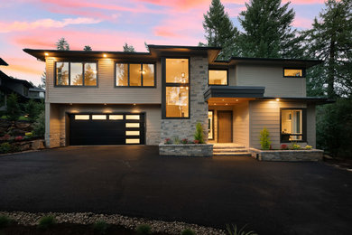 Trendy exterior home photo in Portland