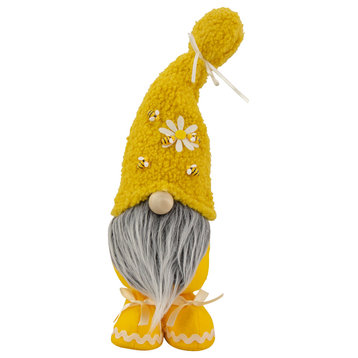 15" Yellow Sherpa Bumblebee and Daisy Springtime Gnome