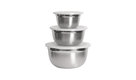 Stainless Steel 3-Piece Bowl, Sold As Set