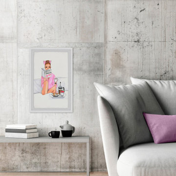 "How to Be a Parisian" Framed Painting Print