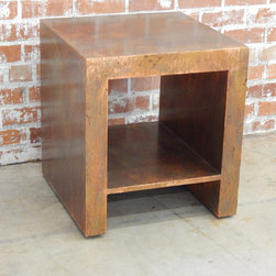 Sculpted Steel End Tables - Nightstands And Bedside Tables