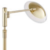 Meran Turbo Table Lamp, Satin Brass