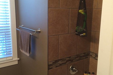 Trendy home design photo in Calgary