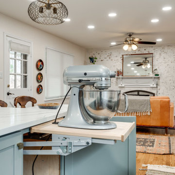 Fairfax Station, VA Transitional Grey Kitchen Remodel