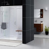 DreamLine DL-6118R-04CL Infinity-Z Shower Door, Base & Backwalls