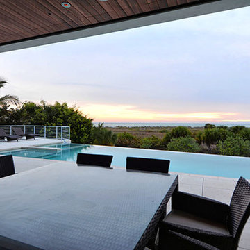 Elevated Pool House