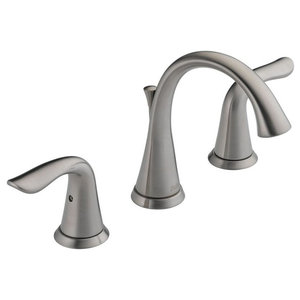 Delta Lahara Single Handle Bathroom Faucet Transitional Bathroom Sink Faucets By The Stock Market Houzz