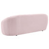 Elijah Velvet Upholstered Sofa, Pink