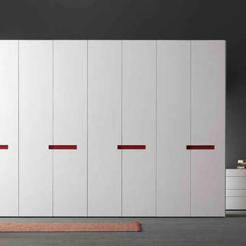 Alibi Wardrobe With Swing Doors, Presotto Italy