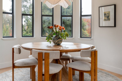 Example of a trendy dining room design in San Francisco