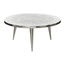 Great unique silver coffee table