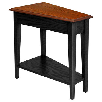 Leick Furniture Favorite Finds Recliner Wedge Table in Slate Finish