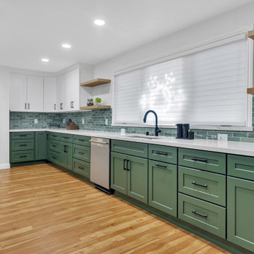 Kitchen Remodel + Master Bathroom Enlargement and Remodel