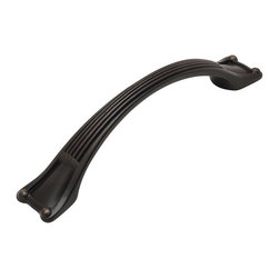 Cosmas - Cabinet Pull, 3-3/4" Hole Centers, Oil Rubbed Bronze, Set of 10 - Cabinet And Drawer Handle Pulls