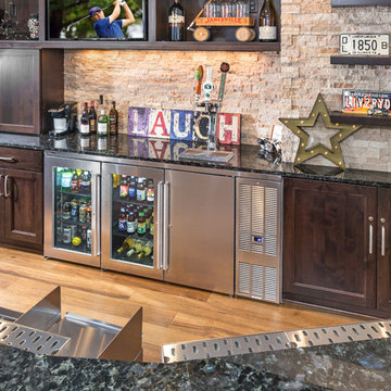 Pewaukee Lower Level Remodel with Wet Bar