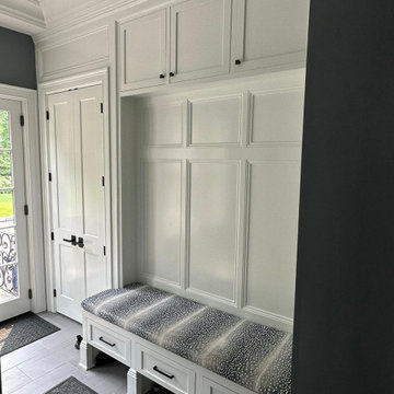 Custom Cabinets - Coastal White Paint & Cabinetry Refinish