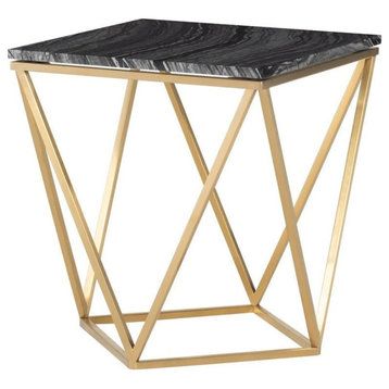 Vera Gold Side Table