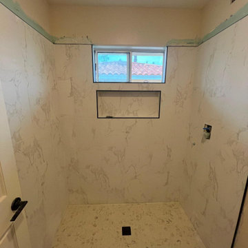 Modern Walk-In Shower & Bathroom Remodel | Solana Beach, CA