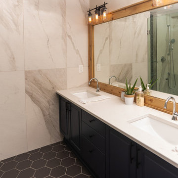 Viscount White Granite - Strathroy Ontario Bathroom