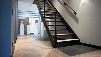 French Oak Wood Herringbone Floor Amsterdam