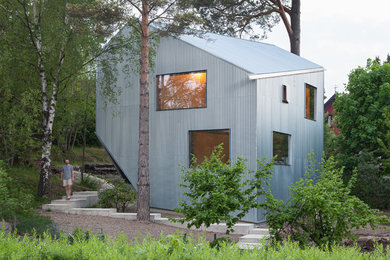 Example of a trendy exterior home design in Stockholm