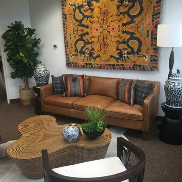 Asian Flair Office with a Texas Twist