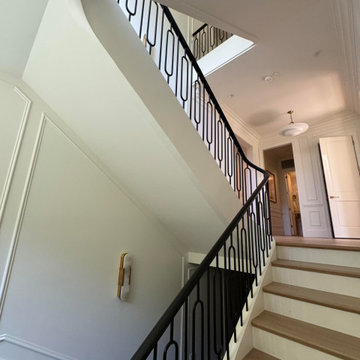 Project #134 | Straight Staircase with Elliptical Stringer