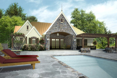 Home design - french country home design idea in Other
