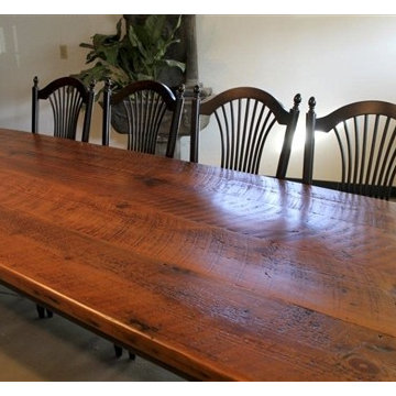 Very Rustic Farmhouse Dining Table