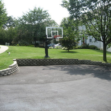 Dan S's Pro Dunk Gold Basketball System on a 30x31 in Mount Airy, MD