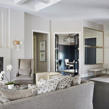 Living Room with View to Office