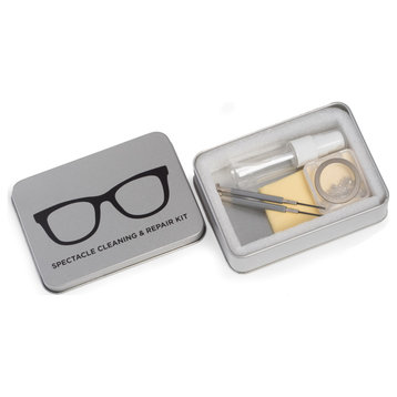 Eye Glass Cleaning and Repair Kit, Metal Case