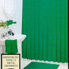 Vinyl Shower Liner With Magnets And Grommets, Hunter Green