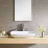 Fine Fixtures White Vitreous China Rectangle Vessel Sink