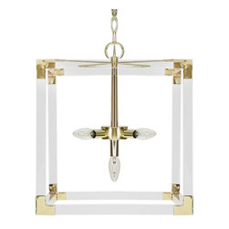 Worlds Away Furniture - Fayette Square Pendant - Pendant Lighting