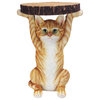 Design Toscano Tabby At Your Service Side Table