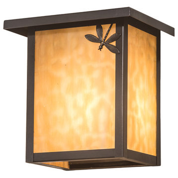 8 Wide Seneca Dragonfly Right Wall Sconce