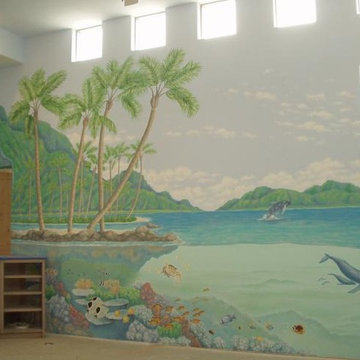 Tropical Paradise Mural